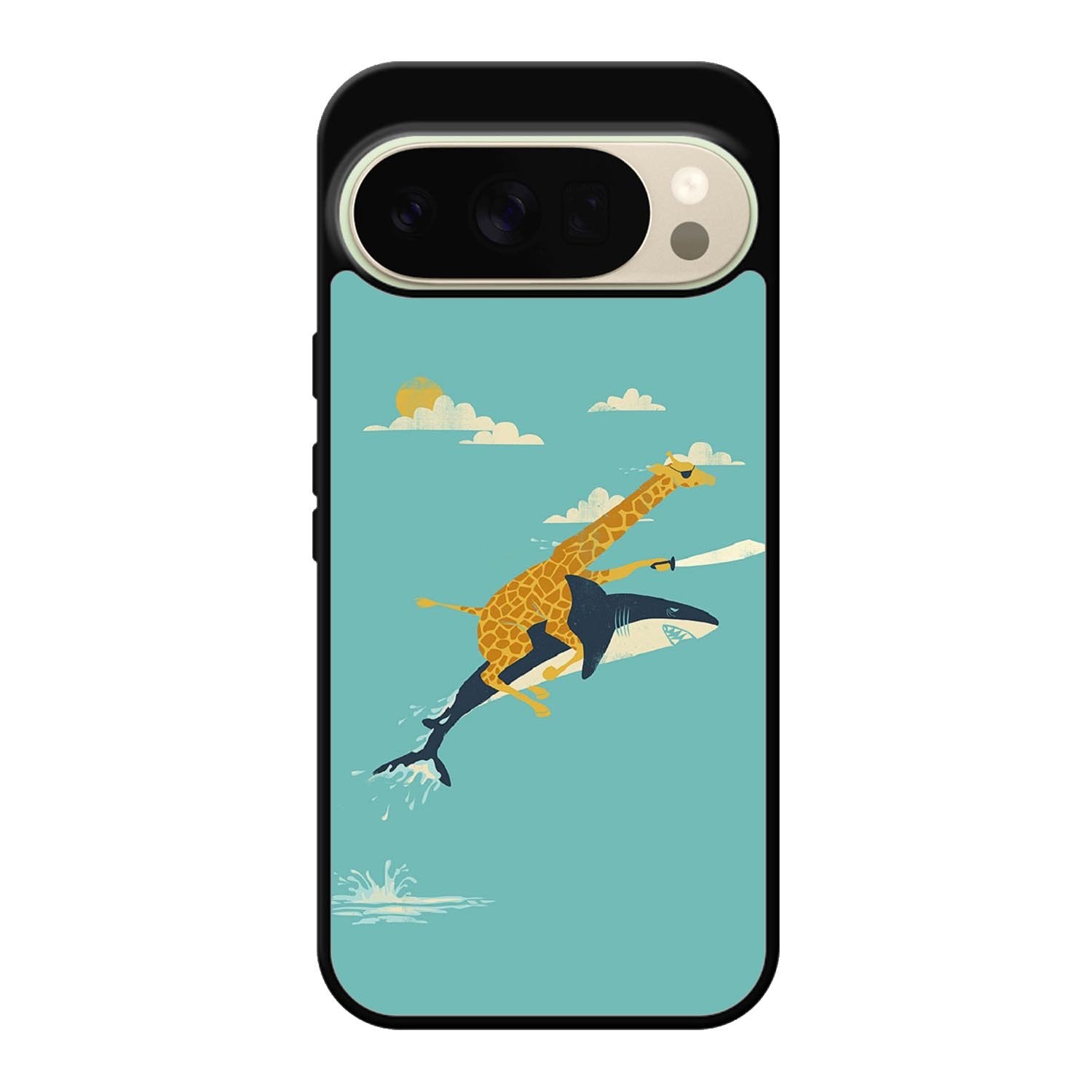 Black Friday offer Giraffe Riding Shark Google Pixel 10 Pro XL Case