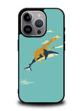 Black Friday offer Giraffe Riding Shark iPhone 16 Pro Max Case