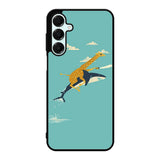 Black Friday offer Giraffe Riding Shark Samsung Galaxy A16 Case OV2544