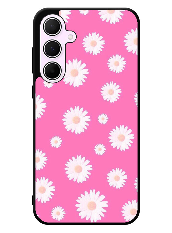 Pink Daisy Samsung Galaxy A55 5G Case