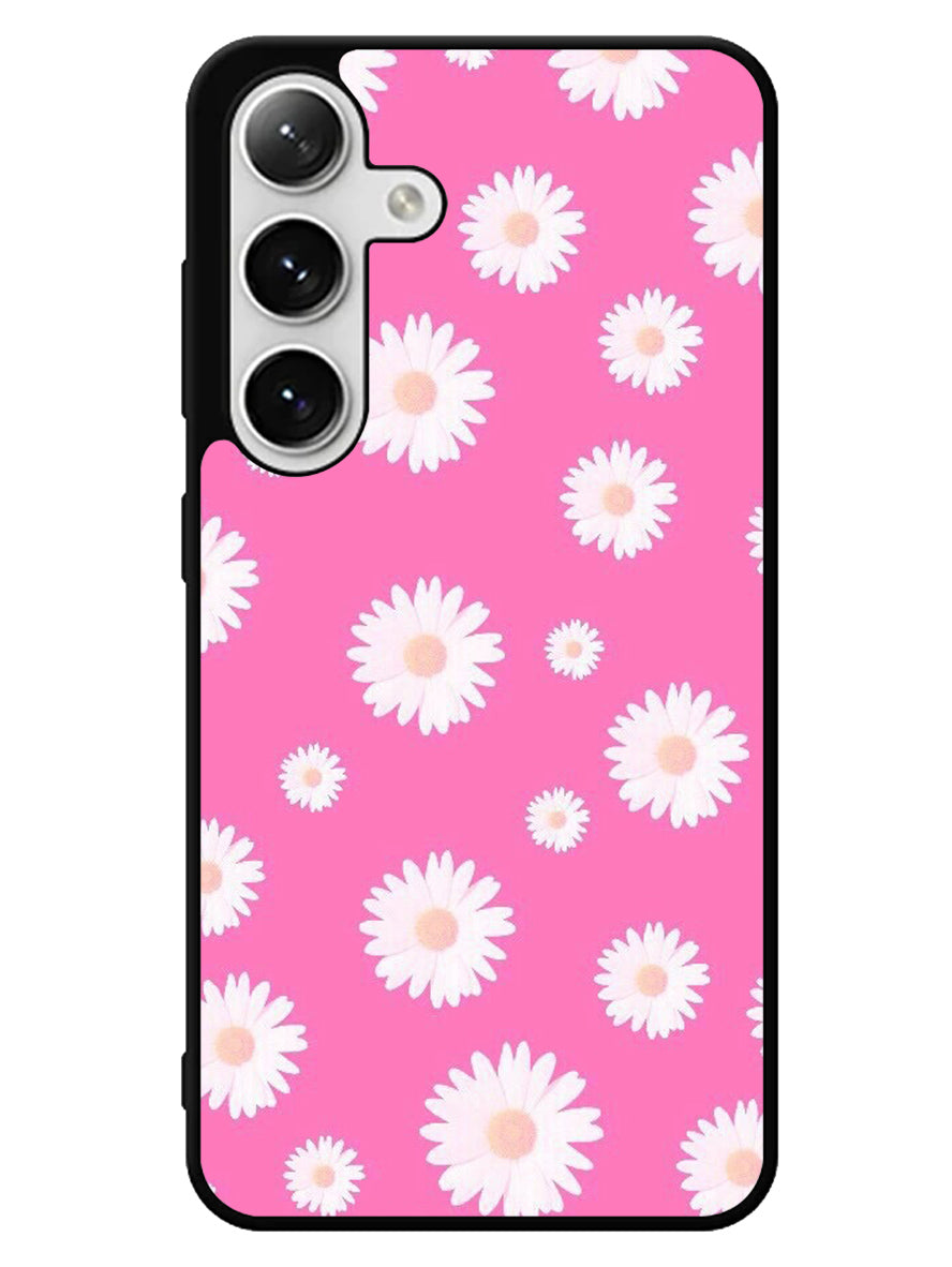 Pink Daisy Samsung Galaxy S25 5G Case