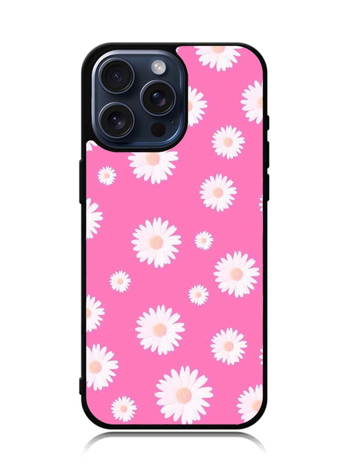 Pink Daisy iPhone 15 Pro Max Case