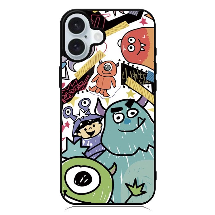 Monster Inc Characters iPhone 16 Case QC10775