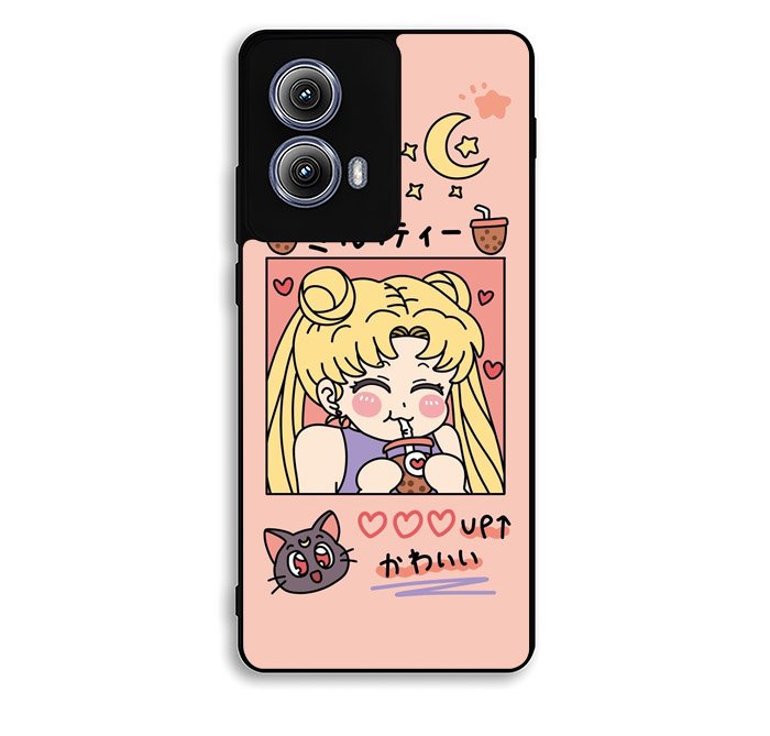 Sailor Moon Kawaii Motorola Moto Edge 2024 Case OV6807