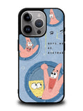 SpongeBob And Patric iPhone 16 Pro Max Case QC10821