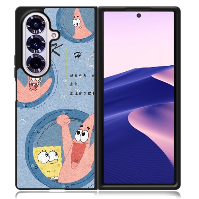 SpongeBob And Patric Samsung Galaxy Z Fold 7 Case OV10821