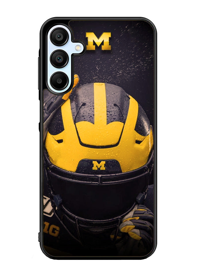 Michigan Wolverines Helmet Samsung Galaxy A35 5G Case OV10771