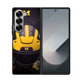 Michigan Wolverines Helmet Samsung Galaxy Z Fold 7 5G Case QC10771