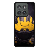 Michigan Wolverines Helmet Motorola Moto Edge 2025 Case QC10771