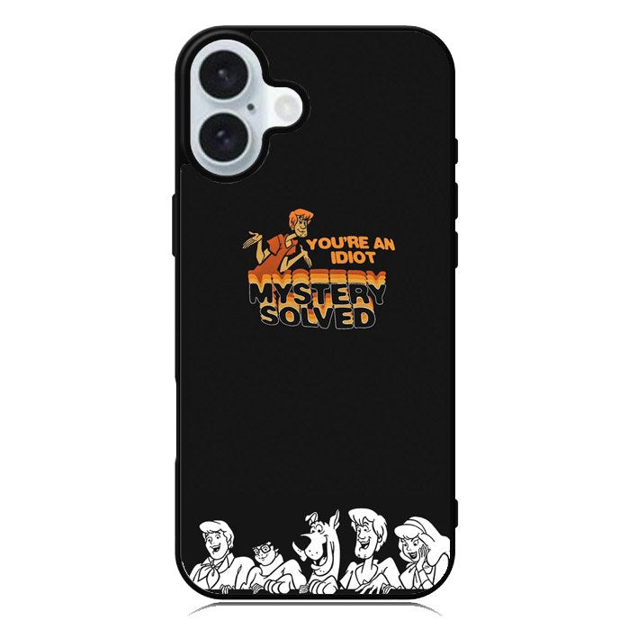 Mystery Solved Scooby Doo iPhone 16 Plus Case QC10780