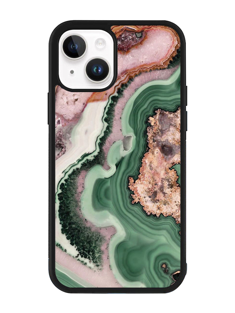 Green Abalone iPhone 14 Case QC10866