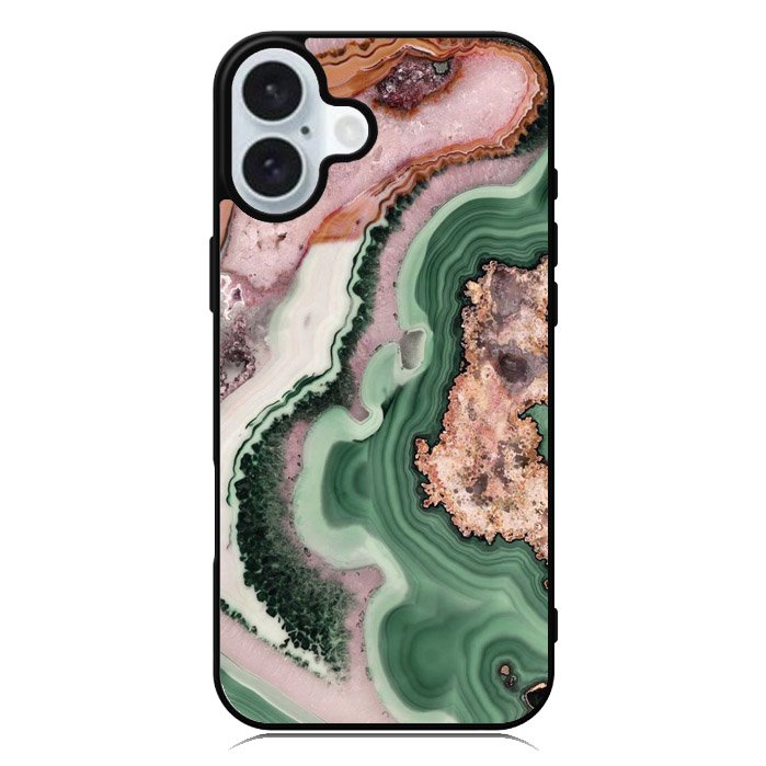 Green Abalone iPhone 16 Case QC10866
