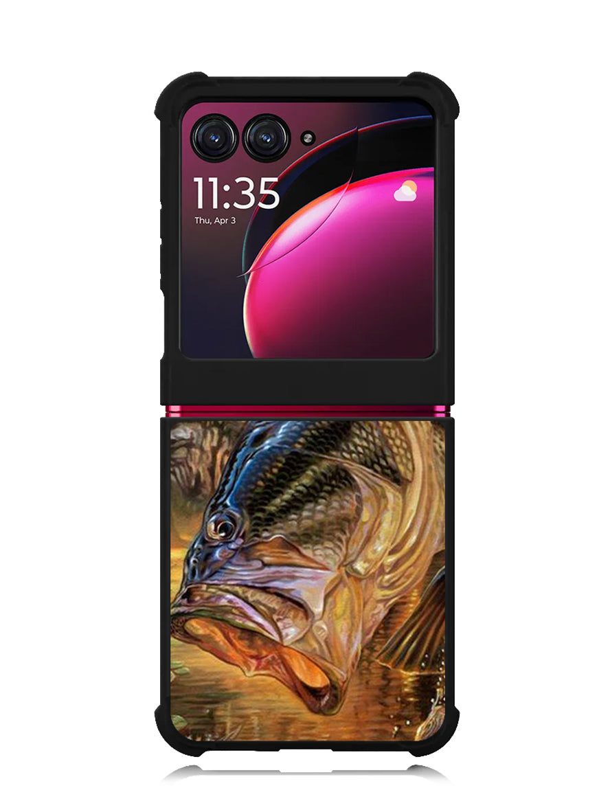 Bass Fish Motorola Moto Razr Plus 2023 , Moto Razr+ 2023 Case