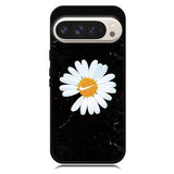 Black Marble Daisy Google Pixel 10 | Google Pixel 10 Pro Case OV10653