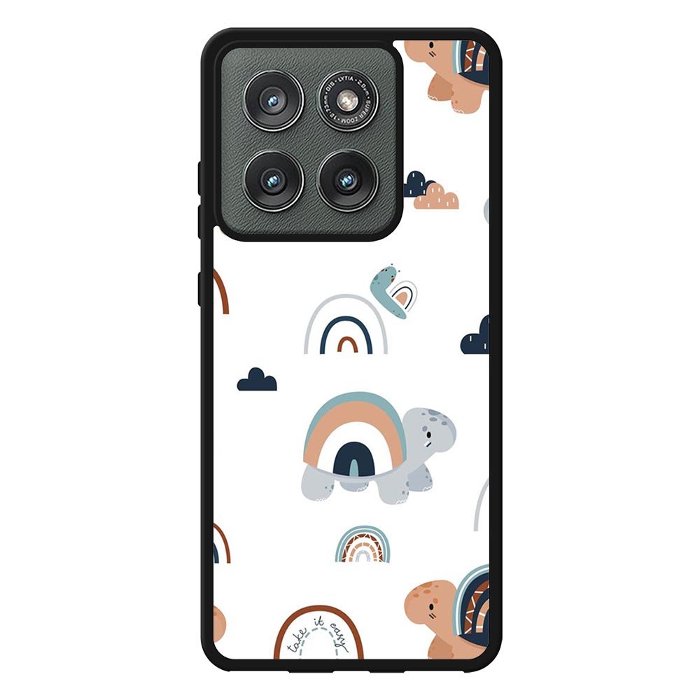 Turtle Rainbow Pattern Motorola Moto Edge 2025 Case OV10242