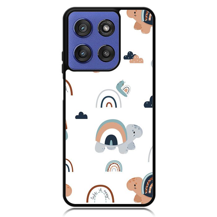 Turtle Rainbow Pattern Motorola Moto G Stylus 5G 2025 Case OV10242