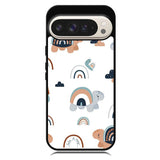 Turtle Rainbow Pattern Google Pixel 10 | Google Pixel 10 Pro Case OV10242