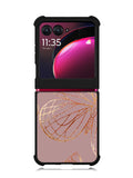 Butterfly Rose Gold Motorola Moto Razr Plus 2023 , Moto Razr+ 2023 Case OV10341
