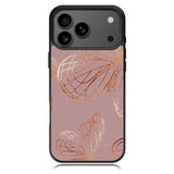 Butterfly Rose Gold iPhone 17 Pro Case OV10341
