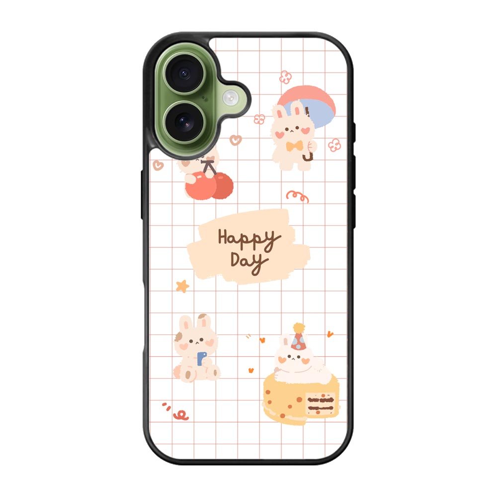 Happy Day Rabbit E2100 iPhone 17 Case