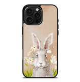 Rabbit And Flowers E2101 iPhone 16 Pro Max Case