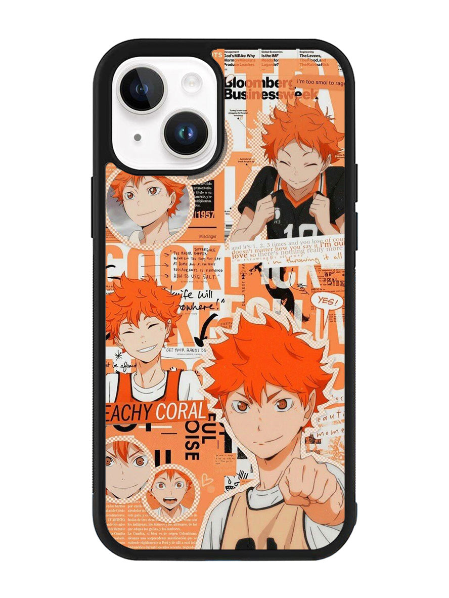 Hinata Haikyuu Anime iPhone 14 Plus Case QC11112