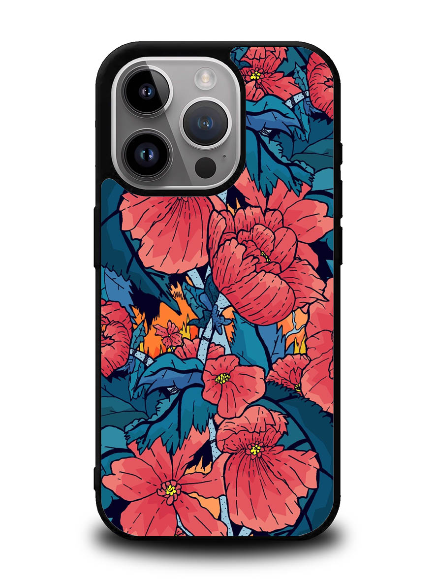 Japan Floral iPhone 16 Pro Case OV11118