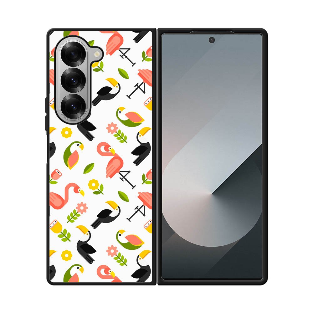 Tropical Bird Samsung Galaxy Z Fold 7 5G Case QC6712