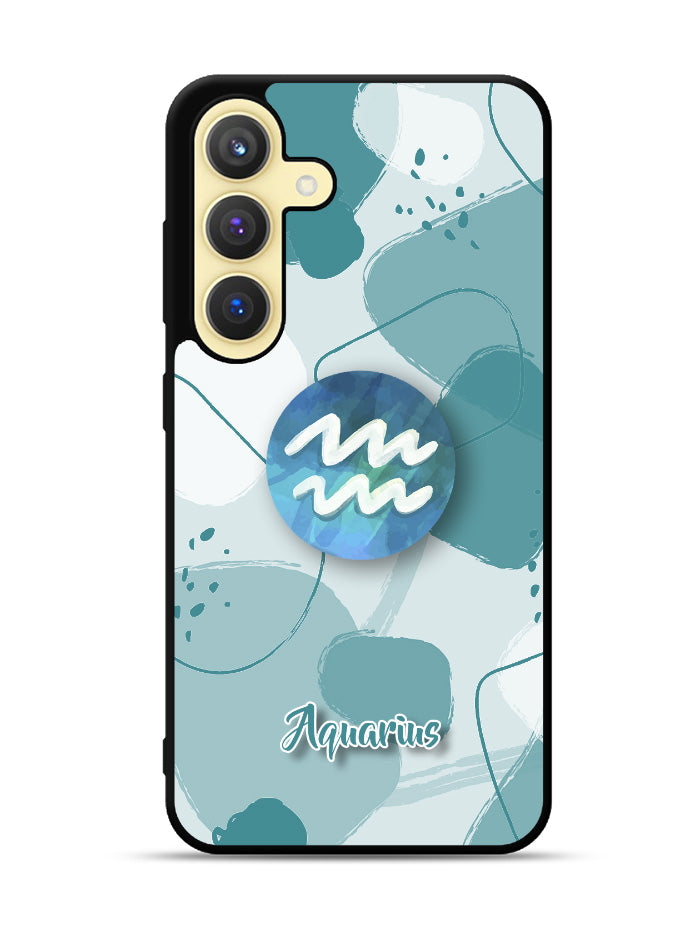Zodiac Aquarius Samsung Galaxy S25 Plus 5G , Samsung Galaxy S25+ 5G Case OV6756