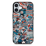 Captain America iPhone 16 Plus Case QC6237