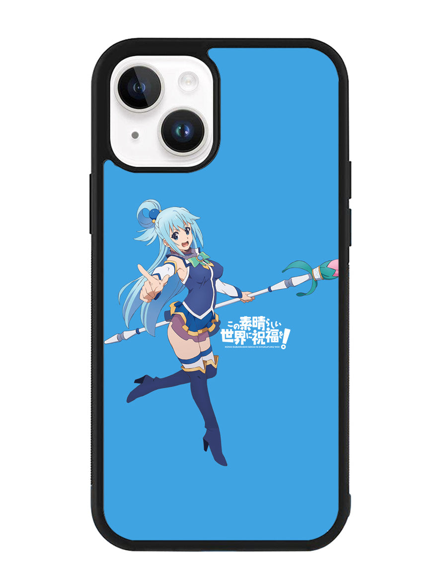 Aqua Konosuba iPhone 15 Plus Case OV6184