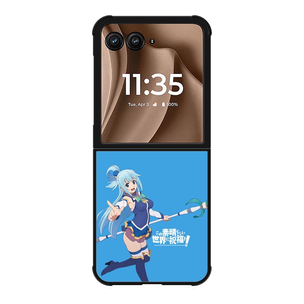 Aqua Konosuba Motorola Moto RAZR Plus 2025 Case OV6184