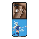 Aqua Konosuba Motorola Moto RAZR Plus 2025 Case OV6184