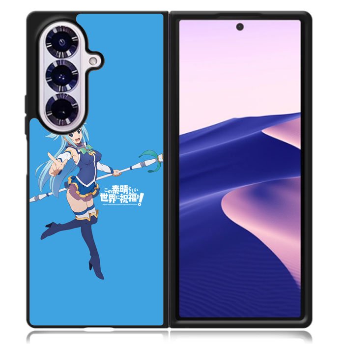 Aqua Konosuba Samsung Galaxy Z Fold 7 Case OV6184
