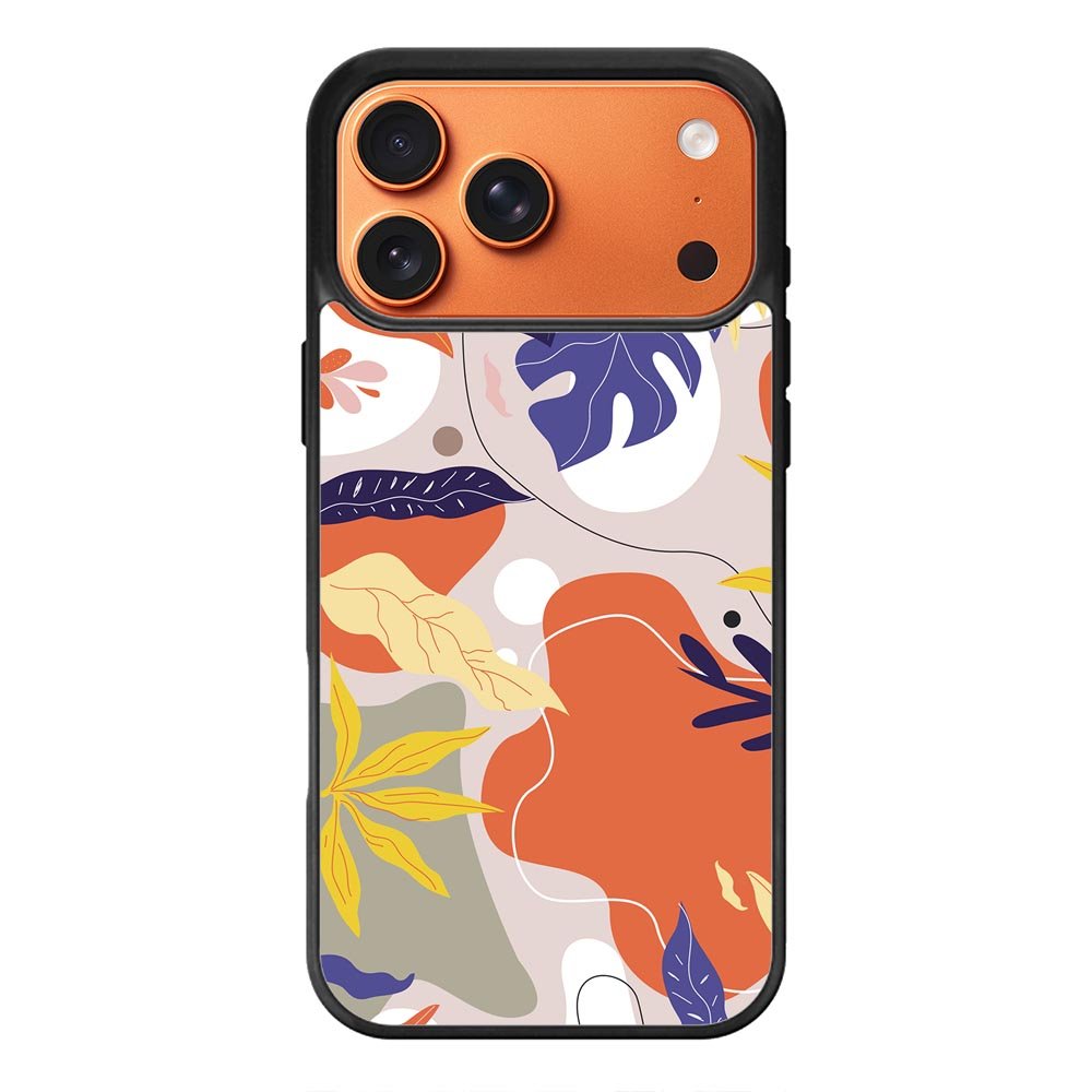 Floral Pattern iPhone 17 Pro Case QC6381