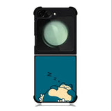 Pokemon Snorlax 1st Samsung Galaxy Z Flip 6 Case