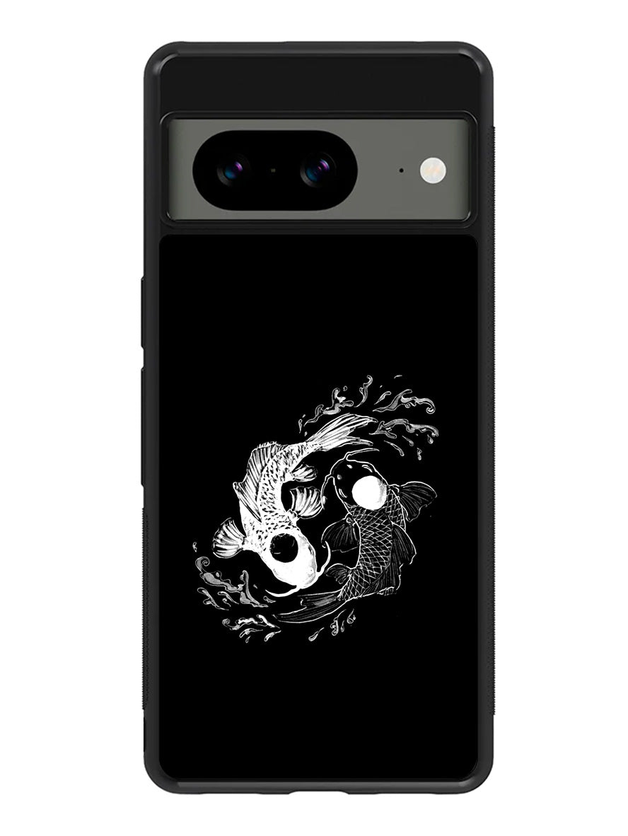 Yin Yang Koi Fish Google Pixel 8 Case QC6742