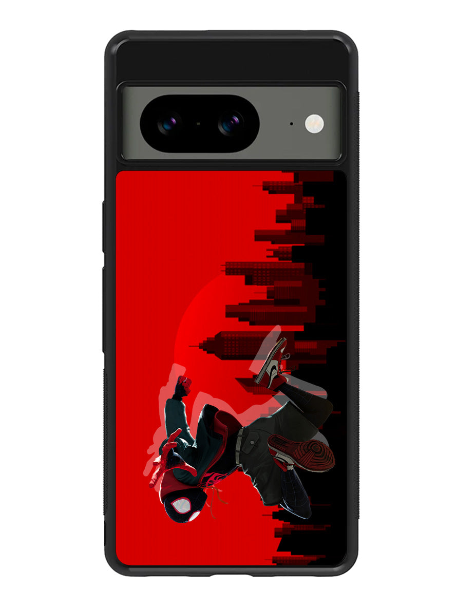 Spiderman Spider Verse Miles Google Pixel 8 Case QC2437