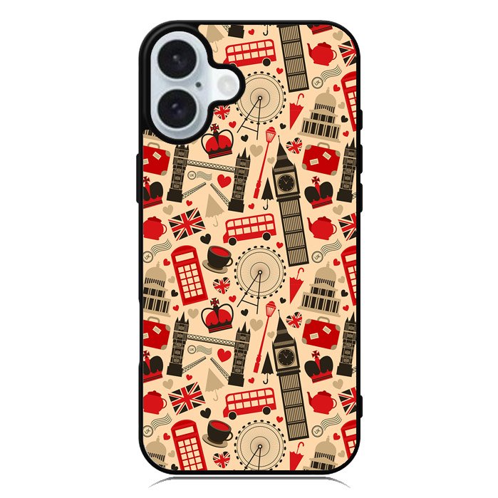 London City Pattern iPhone 16 Case QC6494
