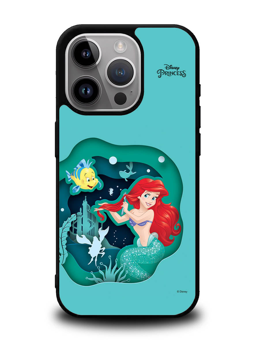Ariel Little Mermaid Princess iPhone 14 Pro Max Case QC6185