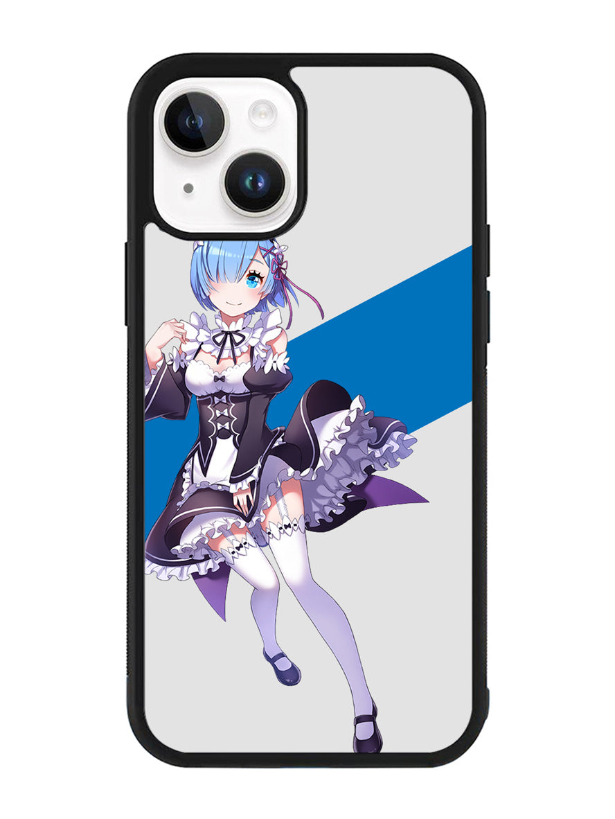 Rem Re Zero Anime iPhone 15 Plus Case OV2735