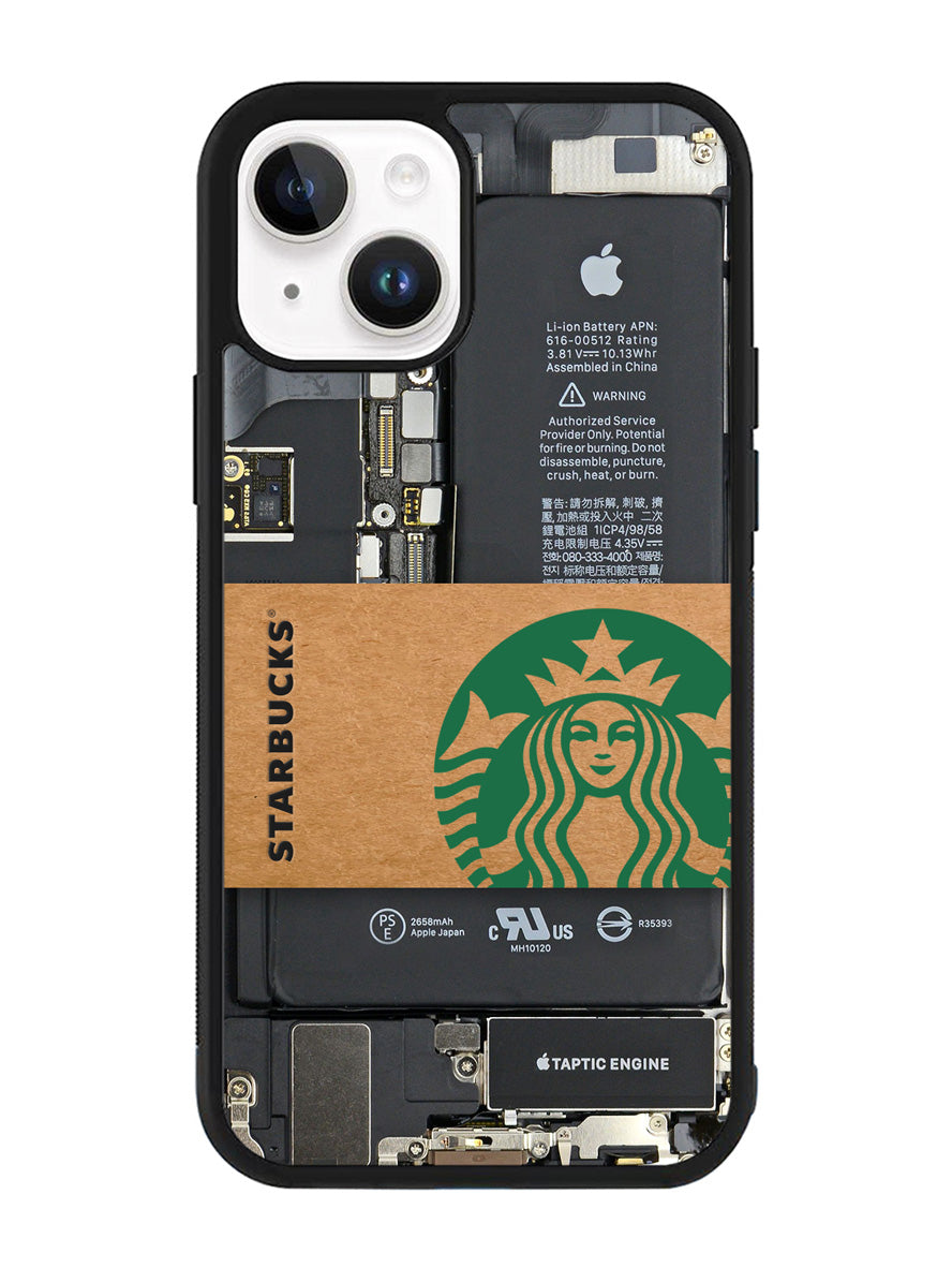 Machine Board iPhone Starbucks iPhone 14 Plus Case QC6501