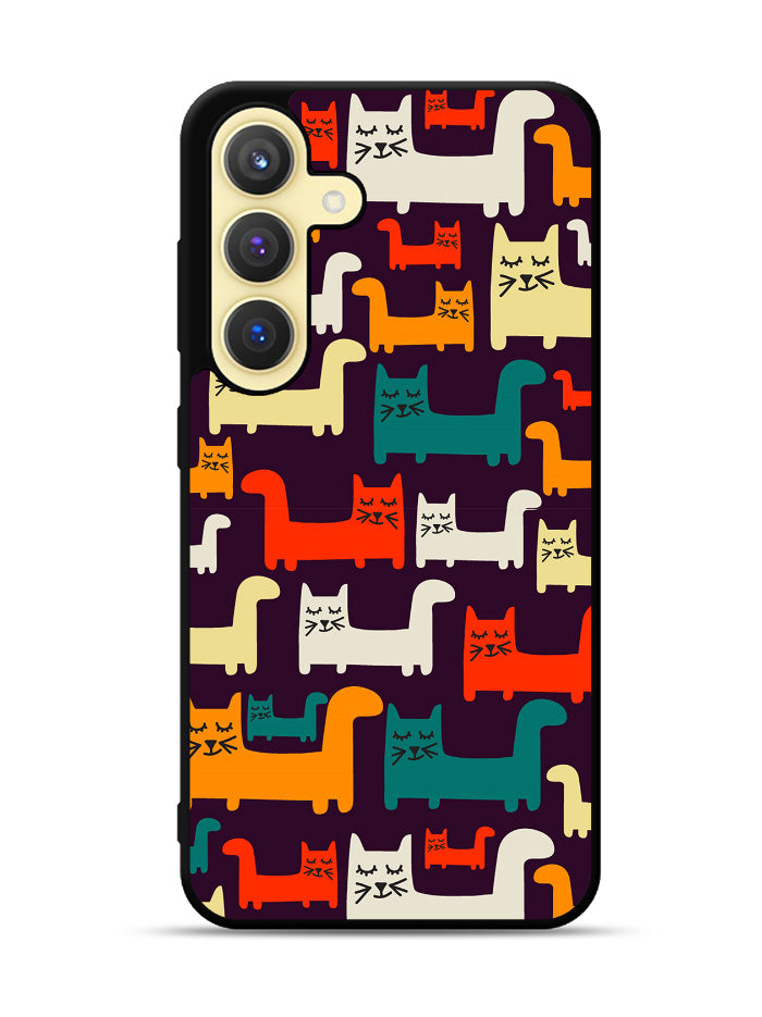 Cat Pattern Samsung Galaxy S24 Plus 5G , Samsung Galaxy S24+ 5G Case OV6243