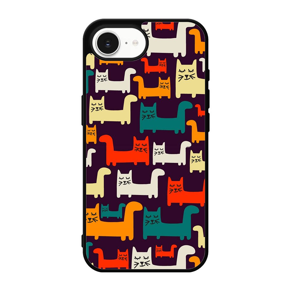 Cat Pattern iPhone 17e Case QC6243