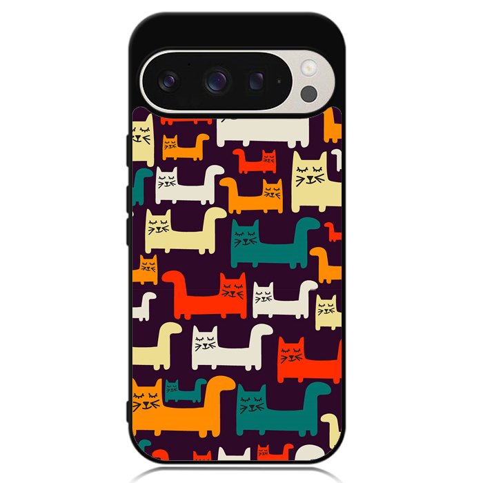 Cat Pattern Google Pixel 9 | Pixel 9 Pro Case OV6243