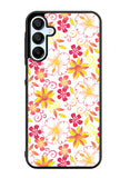 Floral Flower Pattern Samsung Galaxy A35 5G Case OV6376