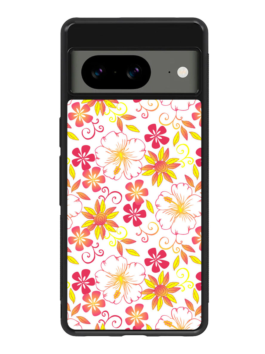 Floral Flower Pattern Google Pixel 8 Case QC6376