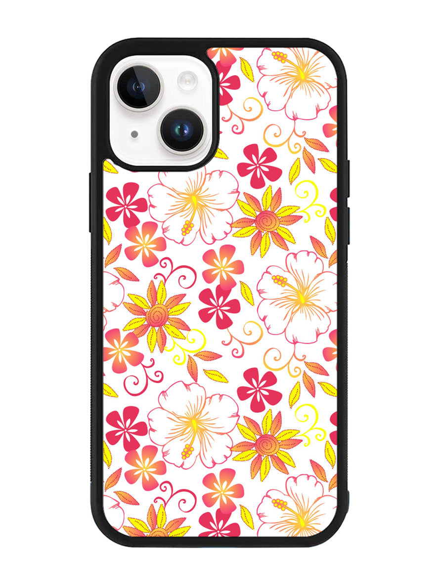 Floral Flower Pattern iPhone 14 Case QC6376