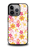 Floral Flower Pattern iPhone 15 Pro Max Case OV6376