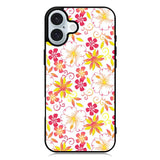 Floral Flower Pattern iPhone 16 Plus Case QC6376